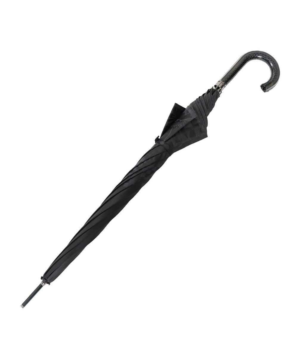 槇田商店 monotone 花 ブラック 長傘 