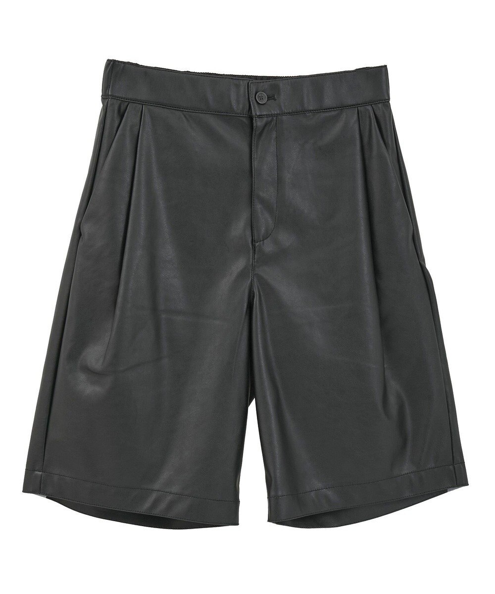 AMERICAN HOLIC フェイクレザーハーフパンツ 
