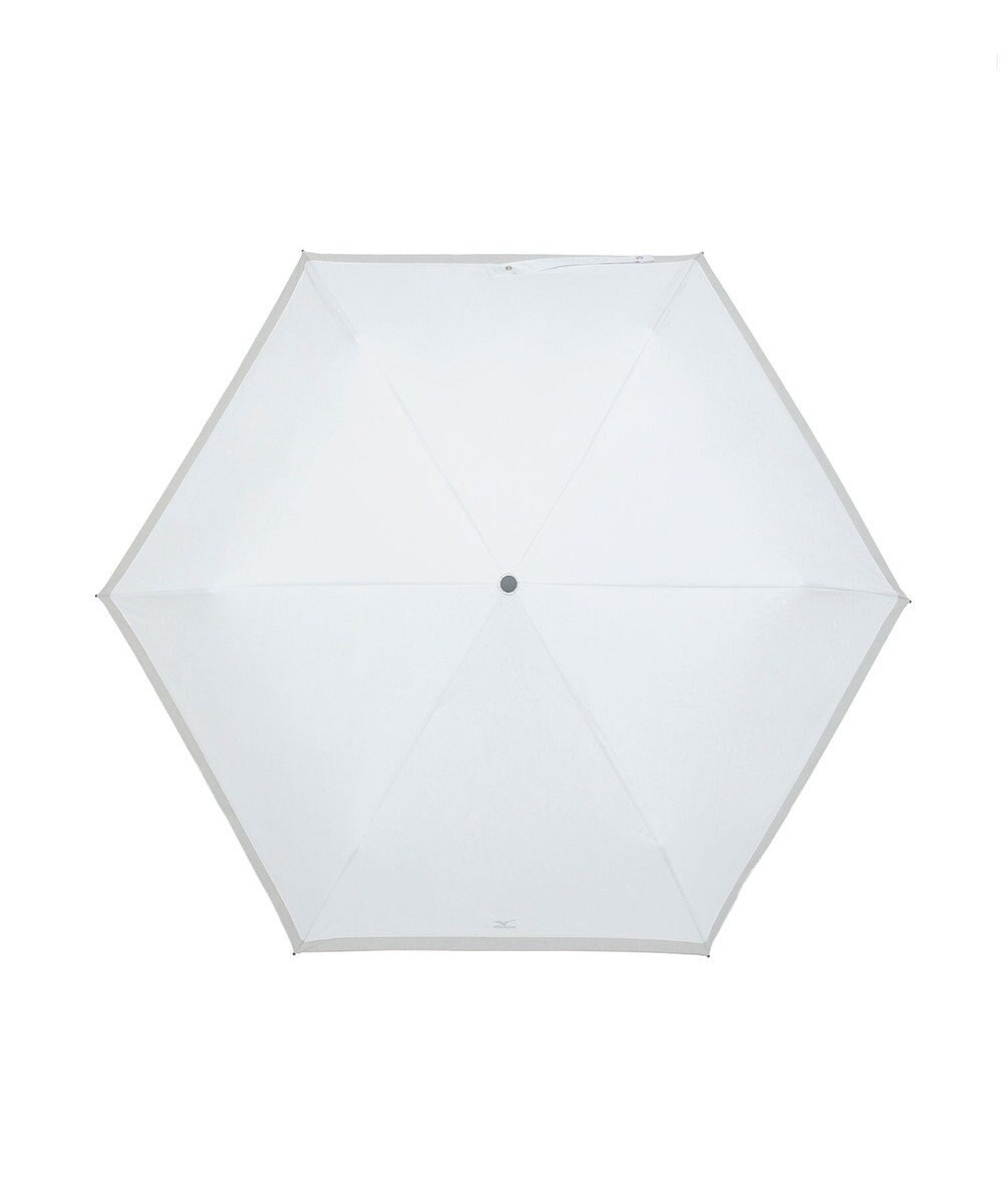 MOONBAT MIZUNO  (ミズノ) 無地 ロゴ 日傘 折りたたみ傘 自動開閉 1プッシュ パラソル 晴雨兼用 一級遮光 遮熱効果 遮光率100% UV遮蔽100% 高遮熱 