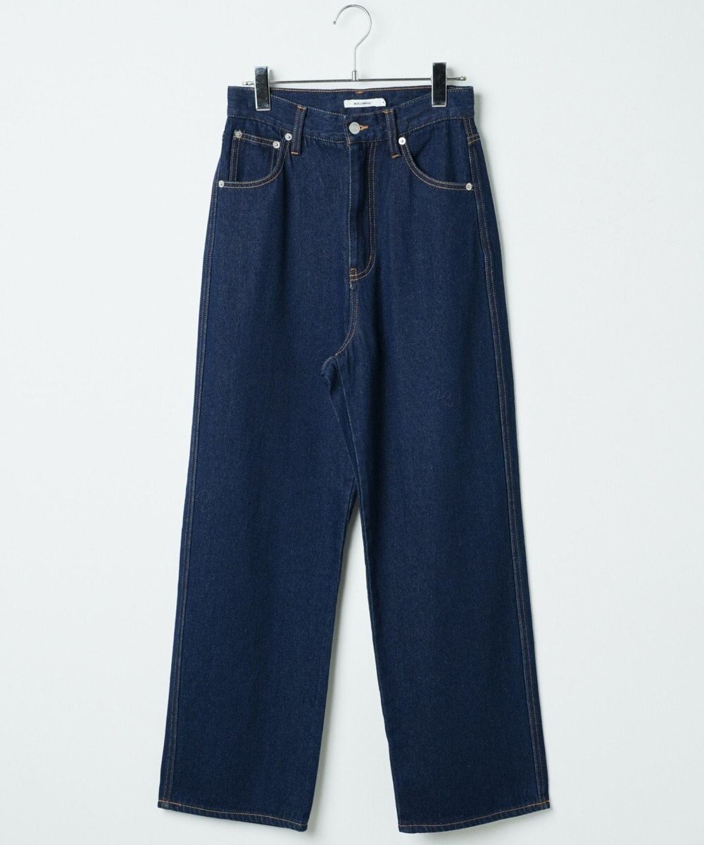 WEGO ルーズストレートデニムパンツ 