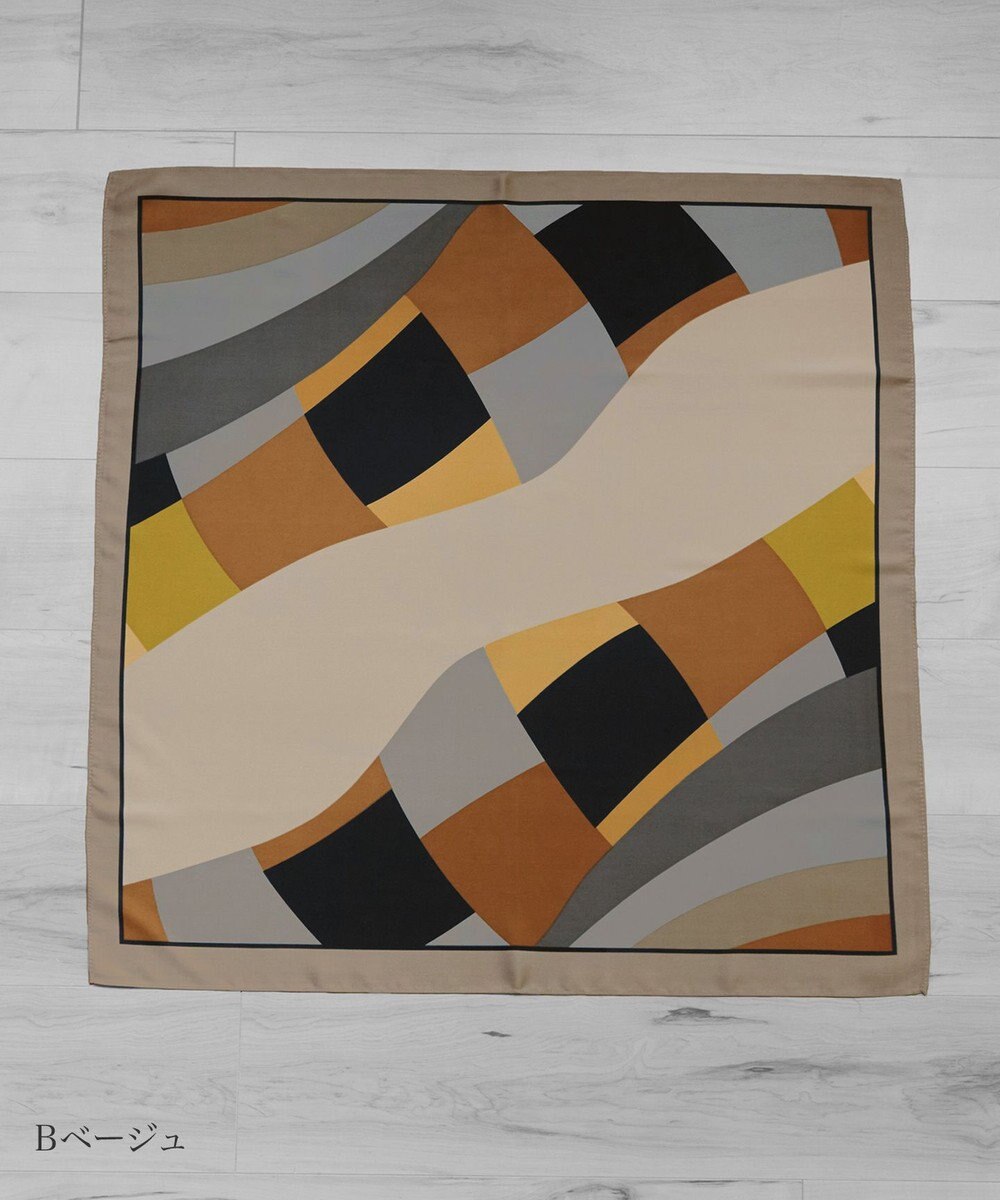 Tiaclasse 【小倉優子さん着用・選べる柄タイプ】大判スカーフ 