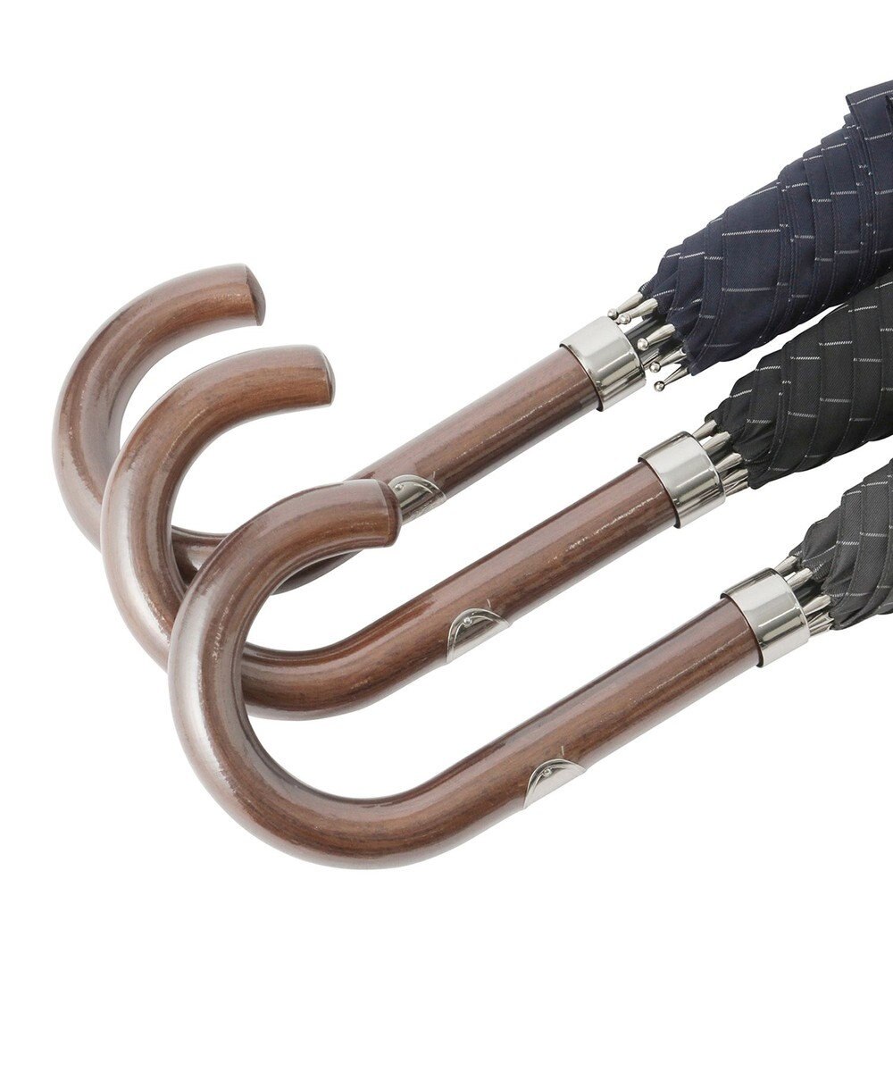 MOONBAT POLO RALPH LAUREN メンズ 長傘 ストライプ×BEAR 65cm 