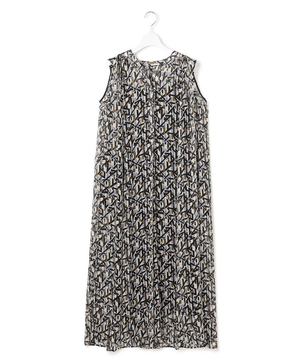 23区 L 【洗える】Ratti アブストラクトプリント ワンピース 