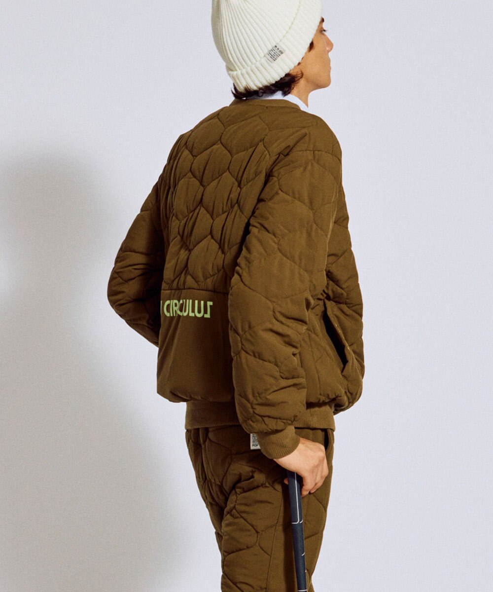 PW CIRCULUS 【撥水加工 / ストレッチ】【MEN】キルティング中綿プルオーバー ゴルフ 