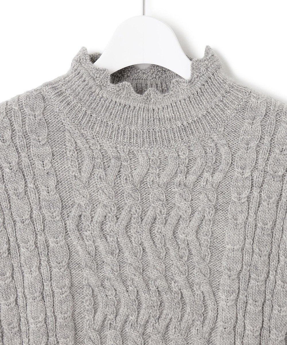 23区 【23区 lab.】アランパターン  ニットベスト 