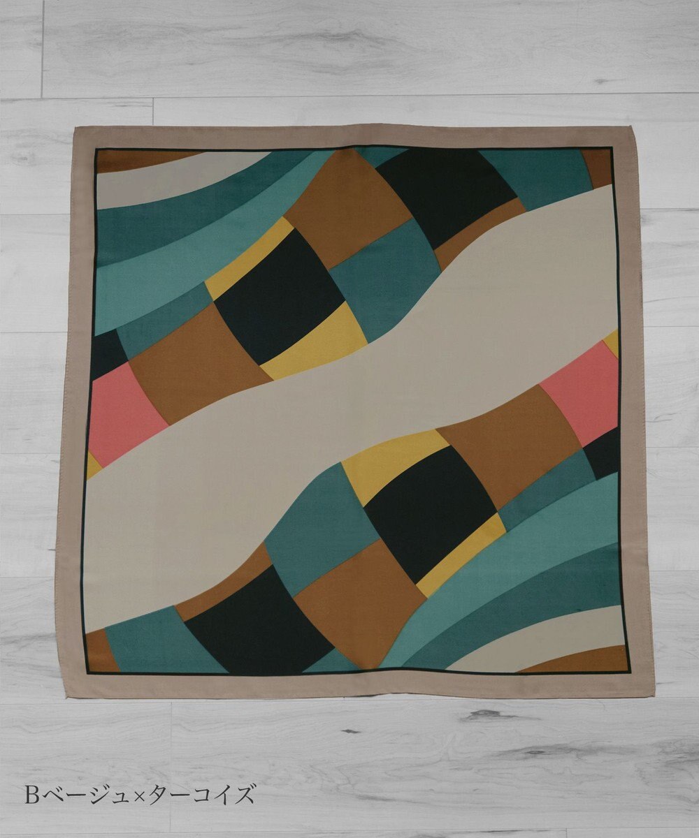 Tiaclasse 【小倉優子さん着用・選べる柄タイプ】大判スカーフ 