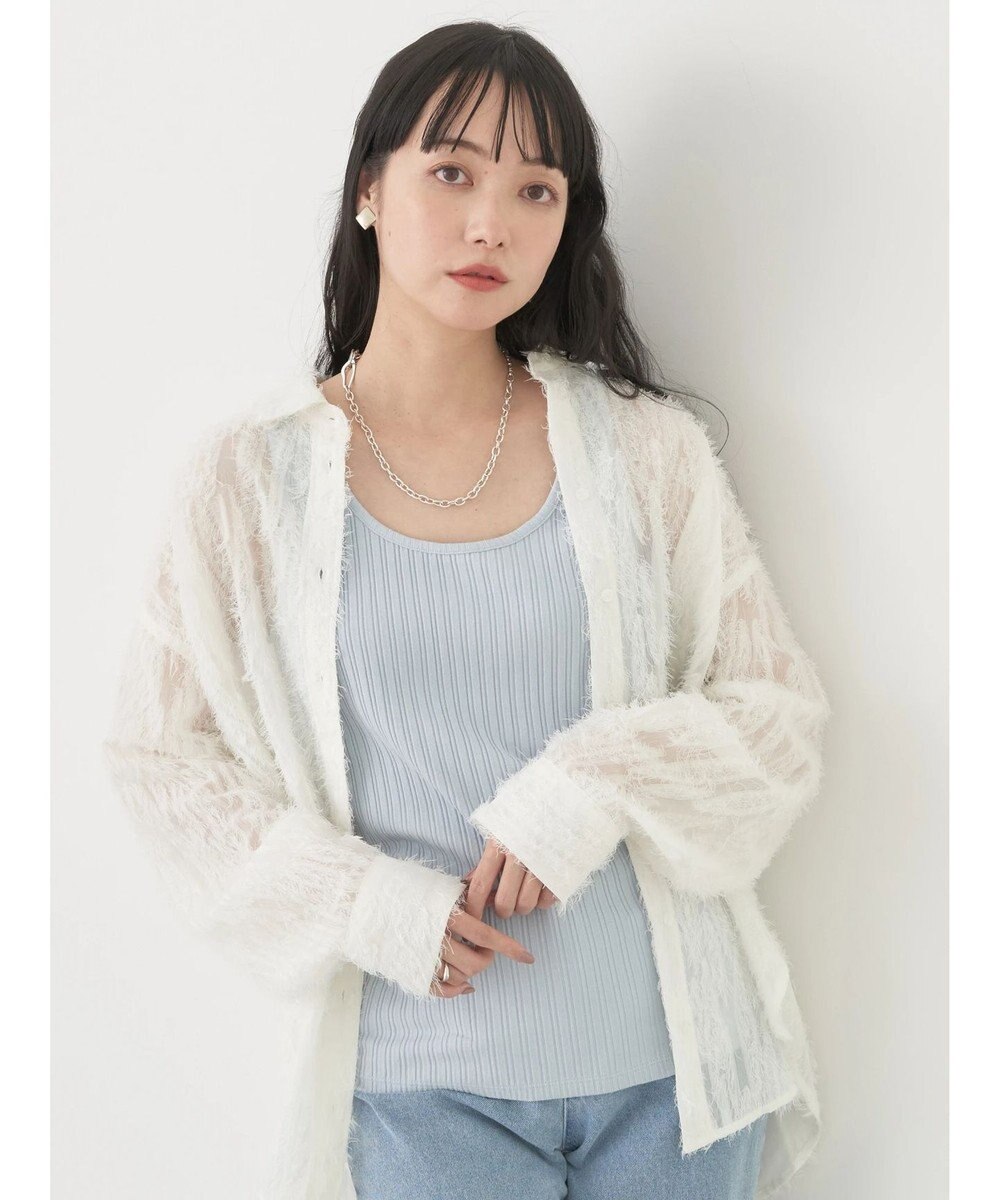 earth music&ecology ジャガードシャツ 