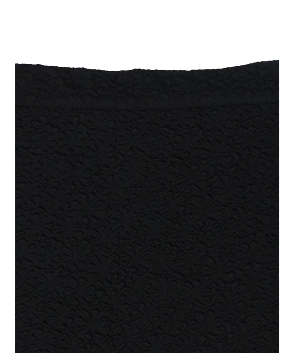 earth music&ecology エンボスフラワー　切替ボリュームスカート 