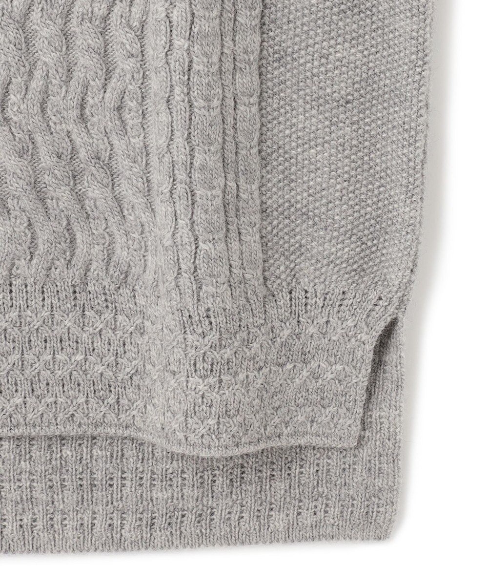 23区 【23区 lab.】アランパターン  ニットベスト 