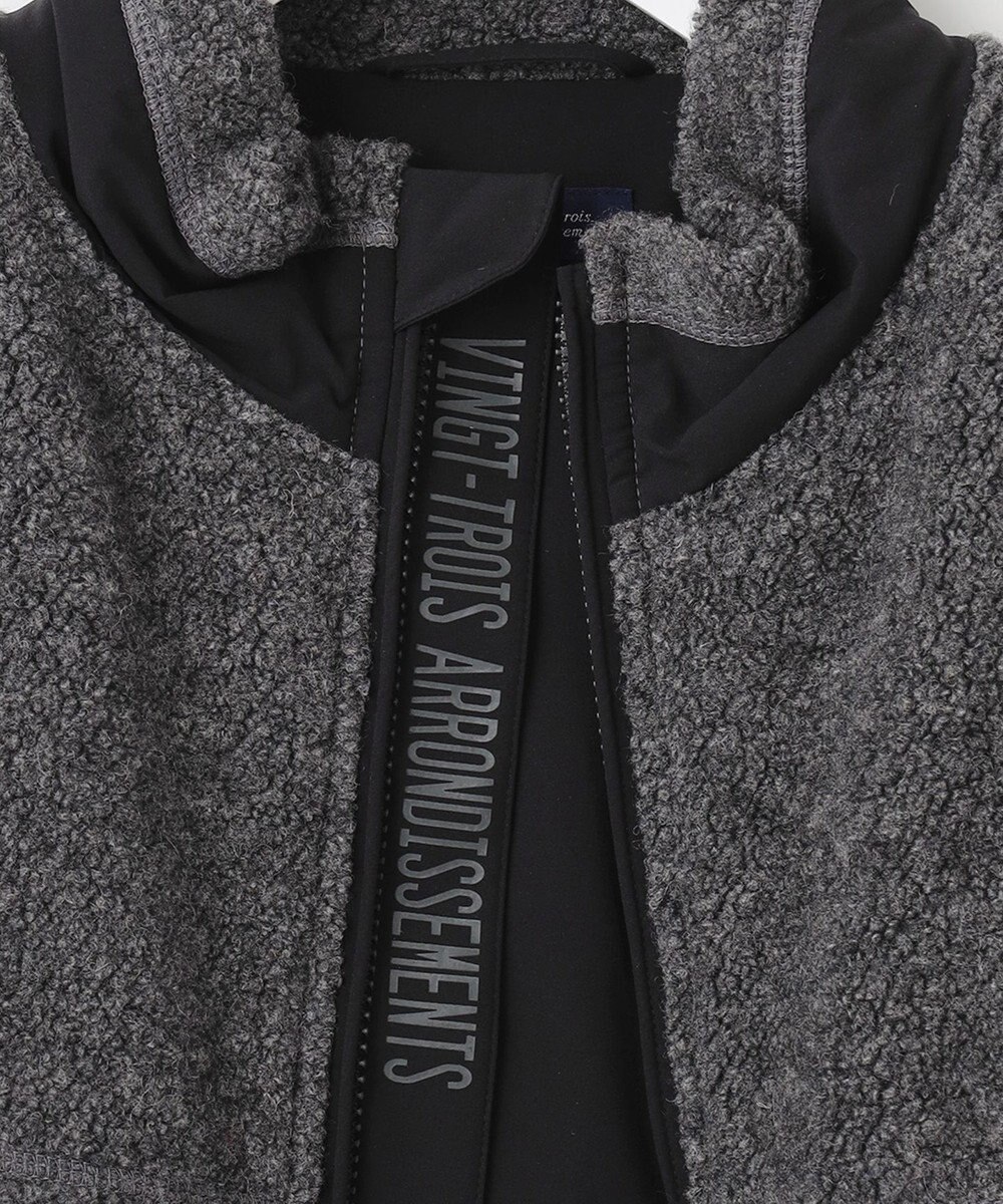 23区GOLF 【MEN】【ウォッシャブル】ボアコンビブルゾン 