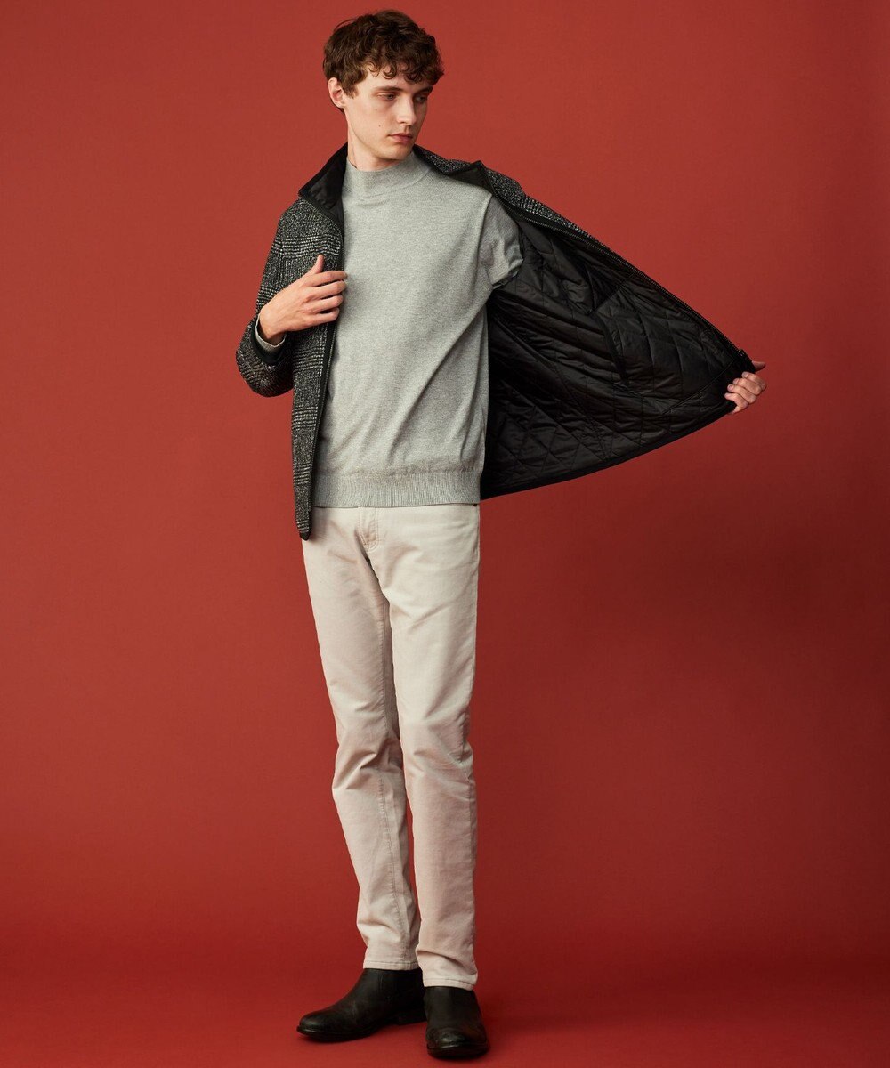 JOSEPH ABBOUD 【キング・洗える/リバーシブル/まるでニット】ツィーディーフリース ジャケット 