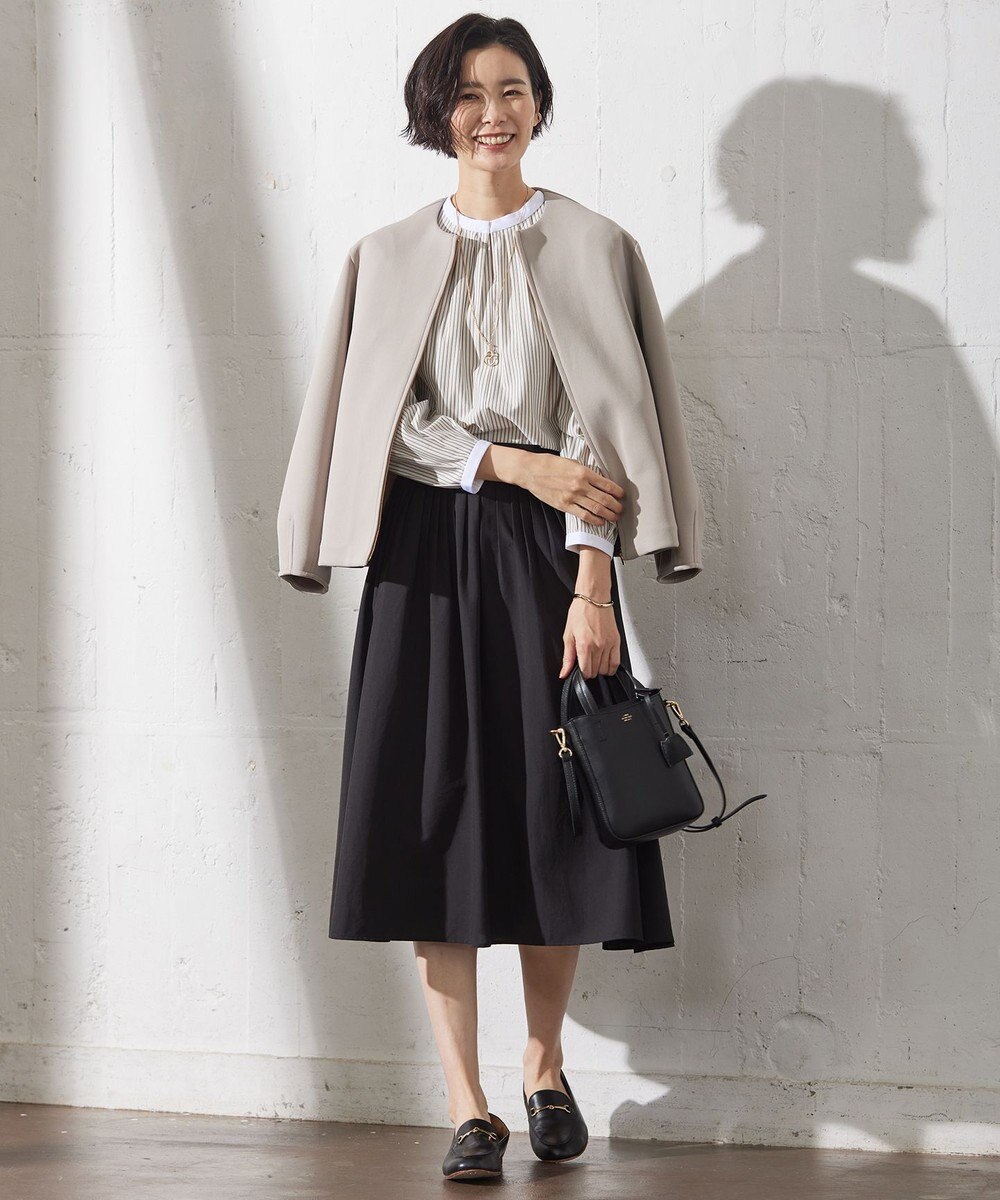 J.PRESS LADIES ダンボールジャージー ブルゾン 