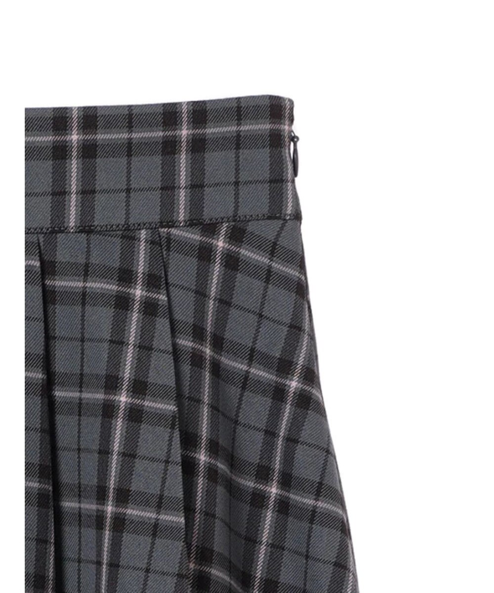 earth music&ecology チェックフレアスカート 