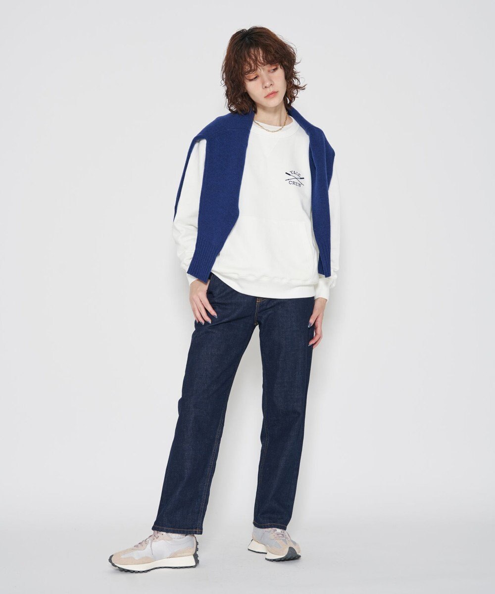 J.PRESS YORK STREET 【UNISEX】YALE刺繍クルーネックプルオーバー 