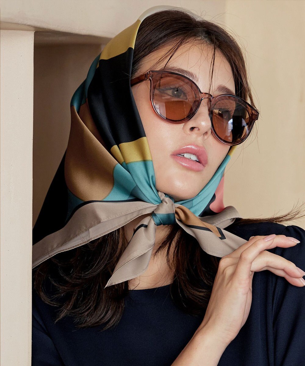 Tiaclasse 【小倉優子さん着用・選べる柄タイプ】大判スカーフ 