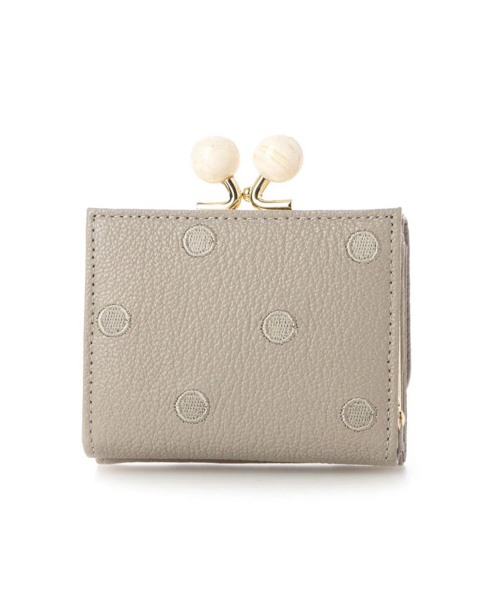 UNBILLION perche アクリル玉三つ折りミニサイフ 