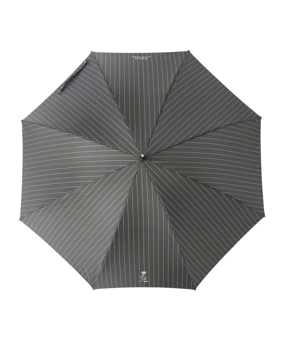 MOONBAT POLO RALPH LAUREN メンズ 長傘 ストライプ×BEAR 65cm 