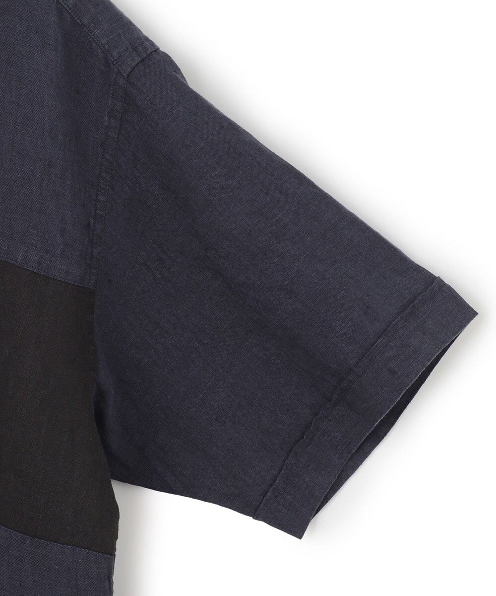 JOSEPH HOMME FRENCH LINEN OX SHORT SLEEVE SHIRT 