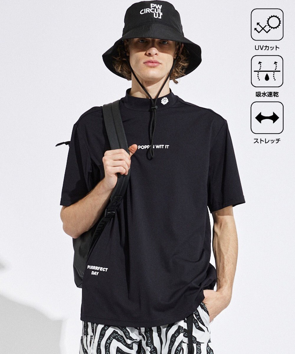 PW CIRCULUS 【UVカット / 吸水速乾 / 伸縮性抜群】【MEN】NEW バックメッシュモック T 