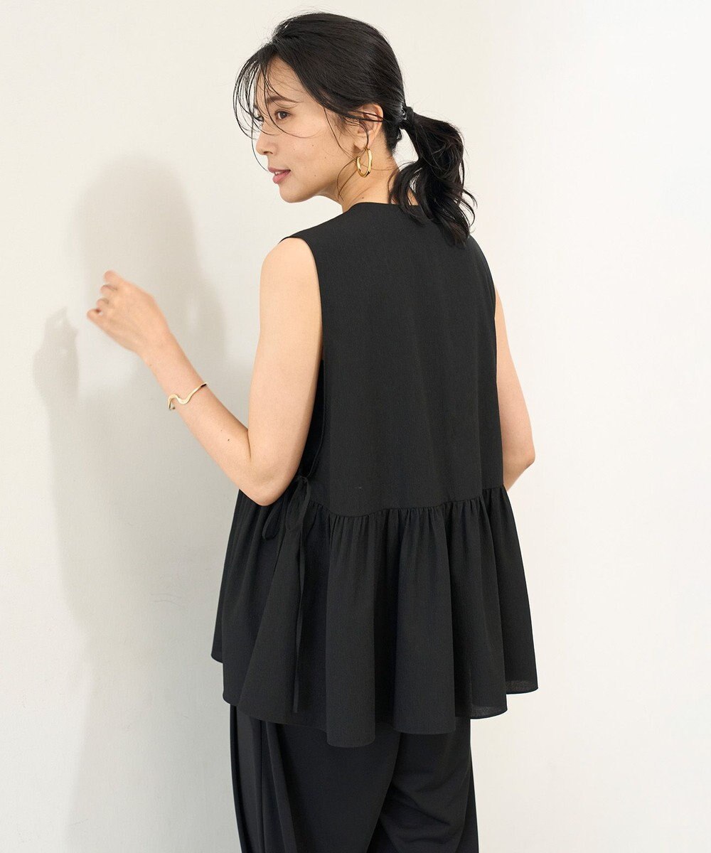 UNFILO BREEZEMOVE ペプラムブラウス 