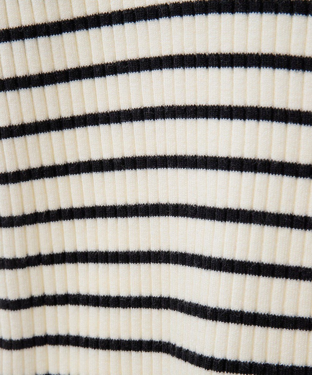 CRAFT STANDARD BOUTIQUE 洗える/とてもち配色モックネックリブニットプルオーバー/24AW 