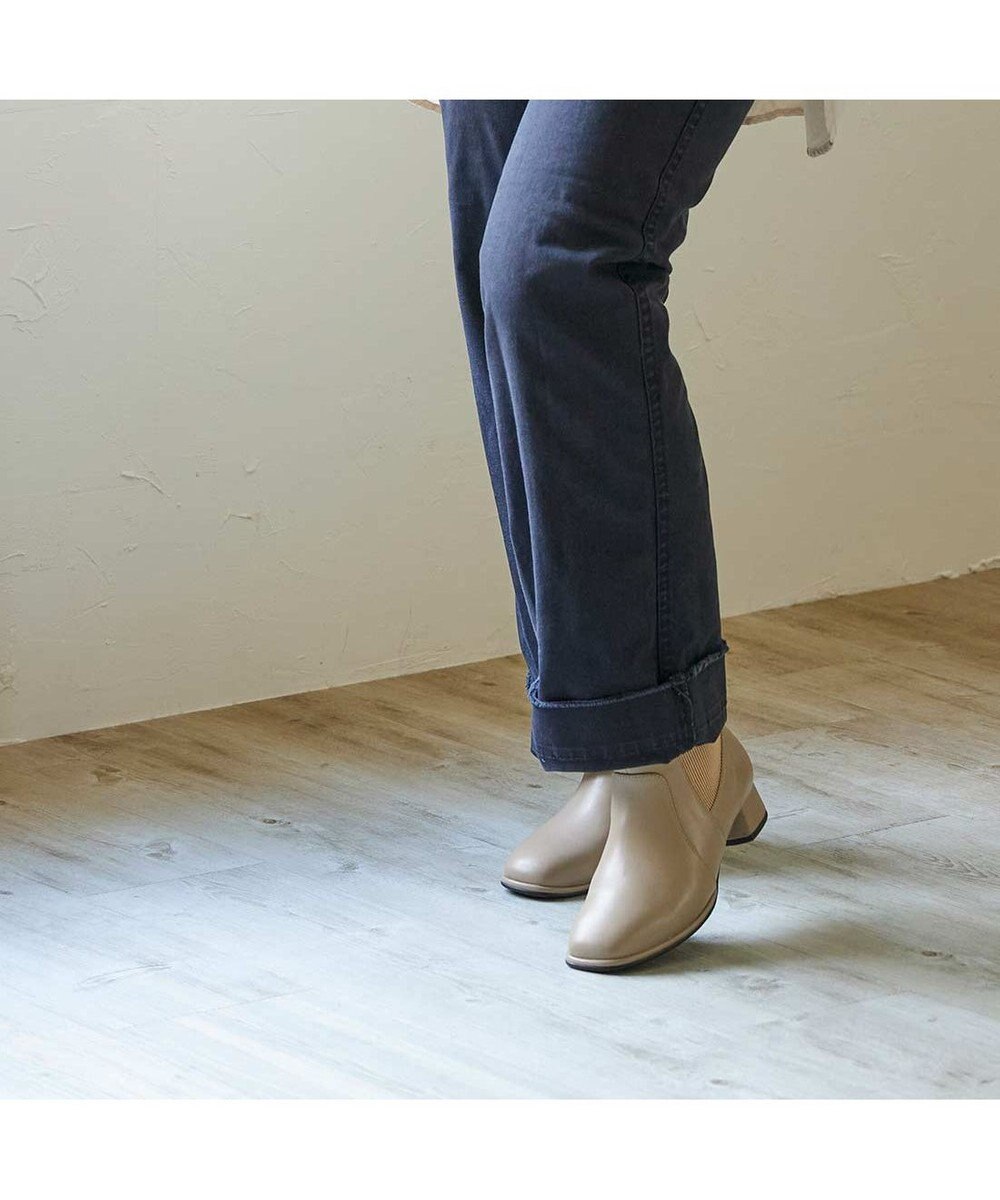 ing <ing>【WEB限定】【サスティナブルシリーズ】サイドゴアショートブーツ 