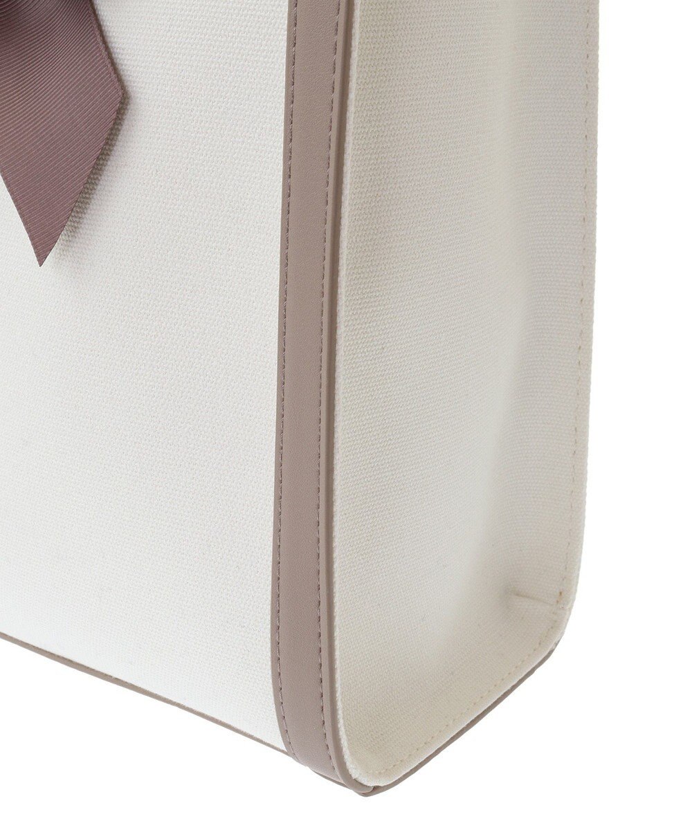 Maison de FLEUR EC限定ロゴ刺繍キャンバストートバッグ 