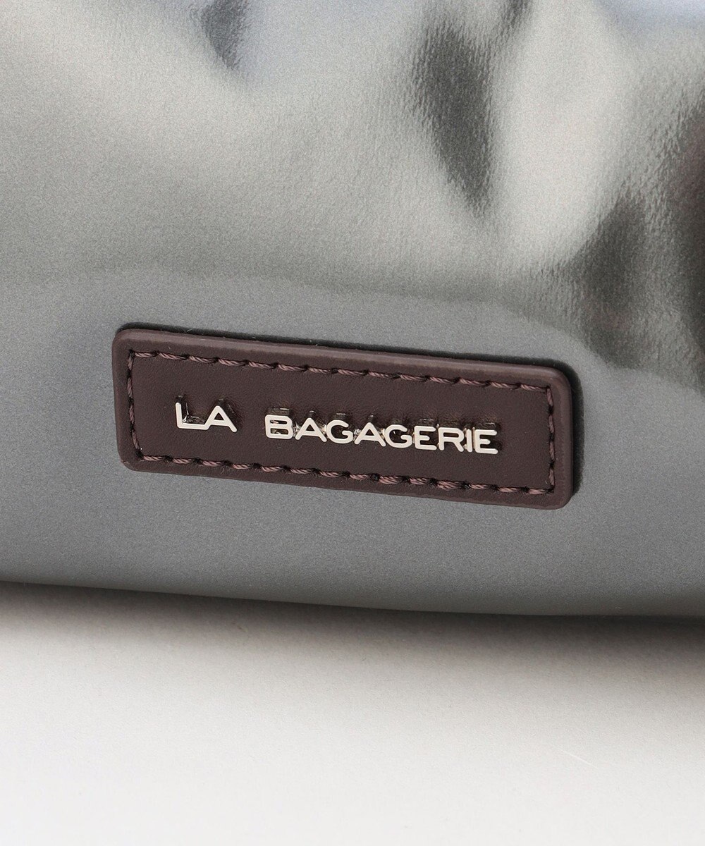 LA BAGAGERIE ソフトエナメル2WAYハンドバッグ Sサイズ 