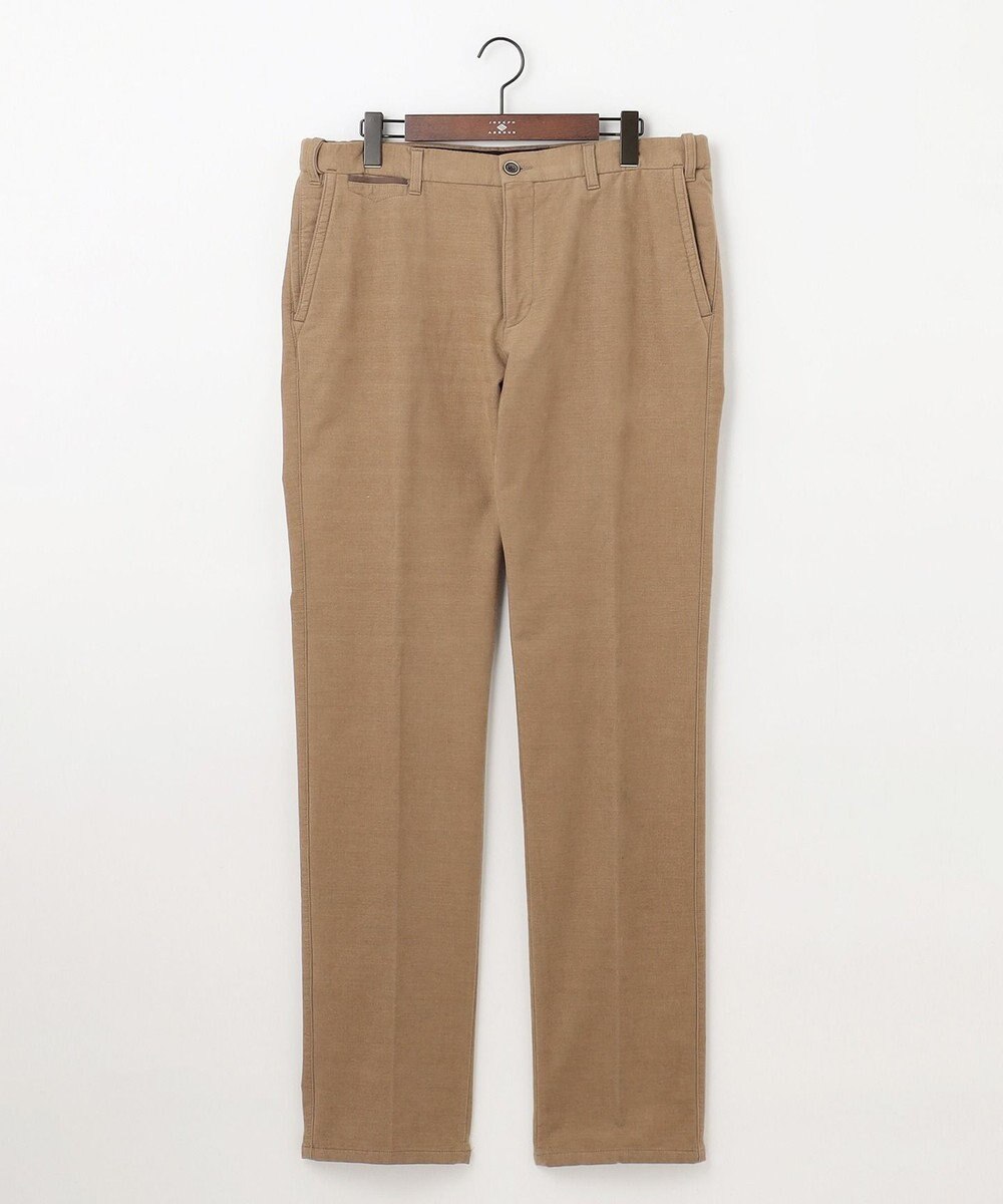 JOSEPH ABBOUD 【キングサイズ・ウエストも伸びる！/2WAYストレッチ/暖かい/オーガニック】オーガニックコットン ウオーム パンツ 
