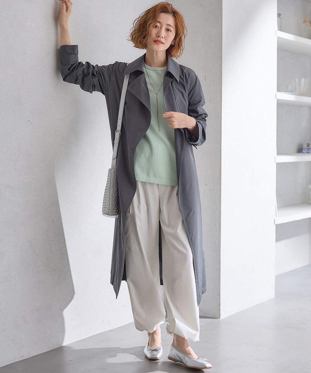 23区 【洗える】プレミアムビオコットン ビッグシルエット ニット 