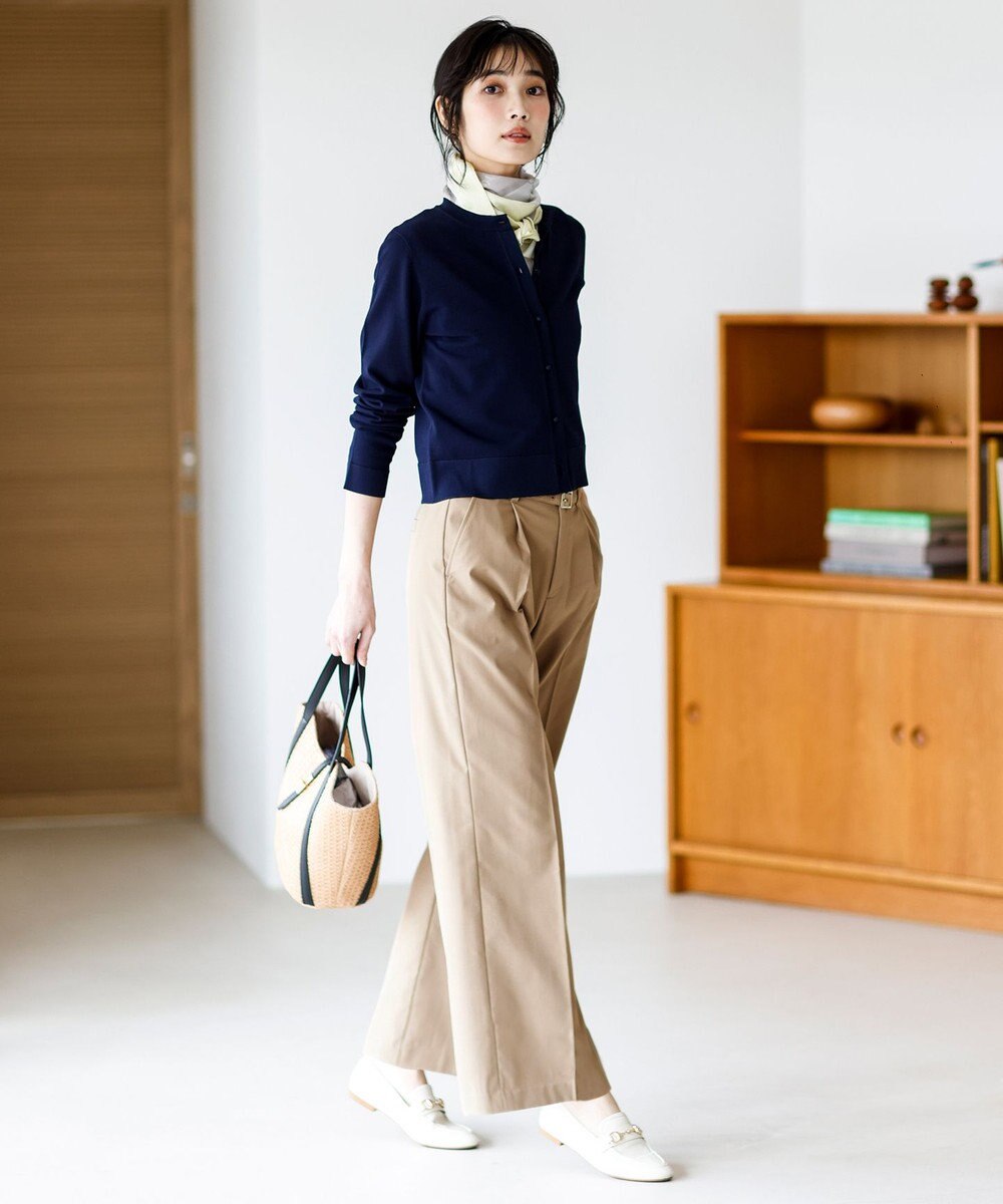 ANY SIS ツイステッドクリアチノワイド パンツ 