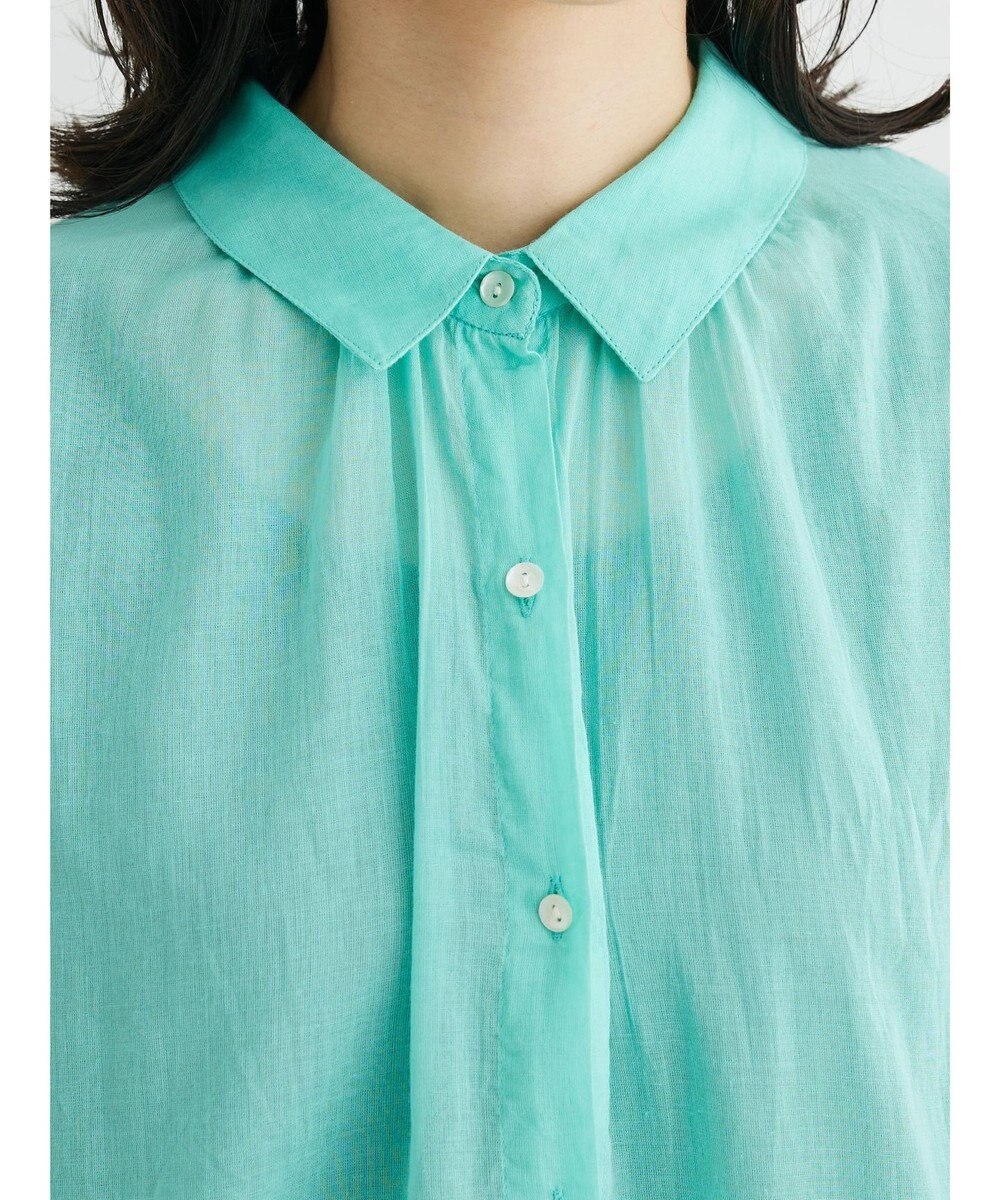 Green Parks インド綿　柔らかボイルシャツ 