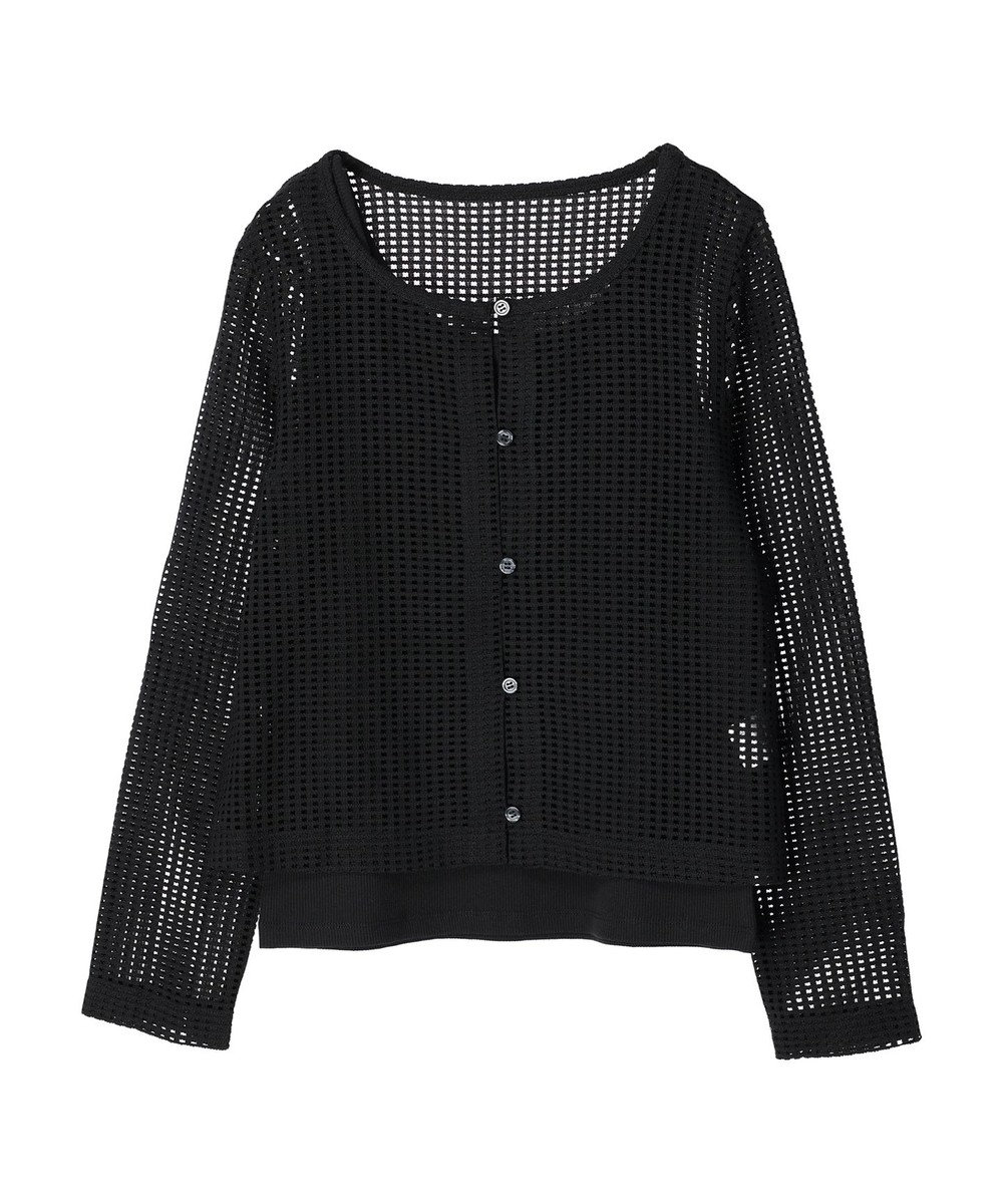 earth music&ecology ＳＥＴ２点メッシュカーディガン＋インナー 