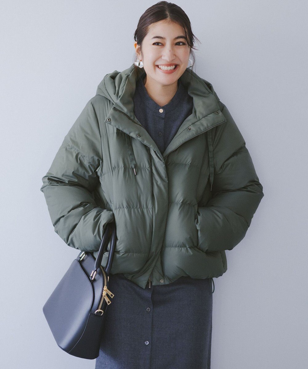 自由区 ウールジョーゼットシャツ ワンピース 