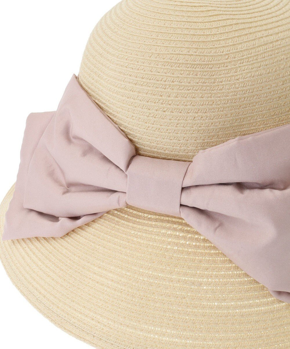 Maison de FLEUR サテンビッグリボンハット 