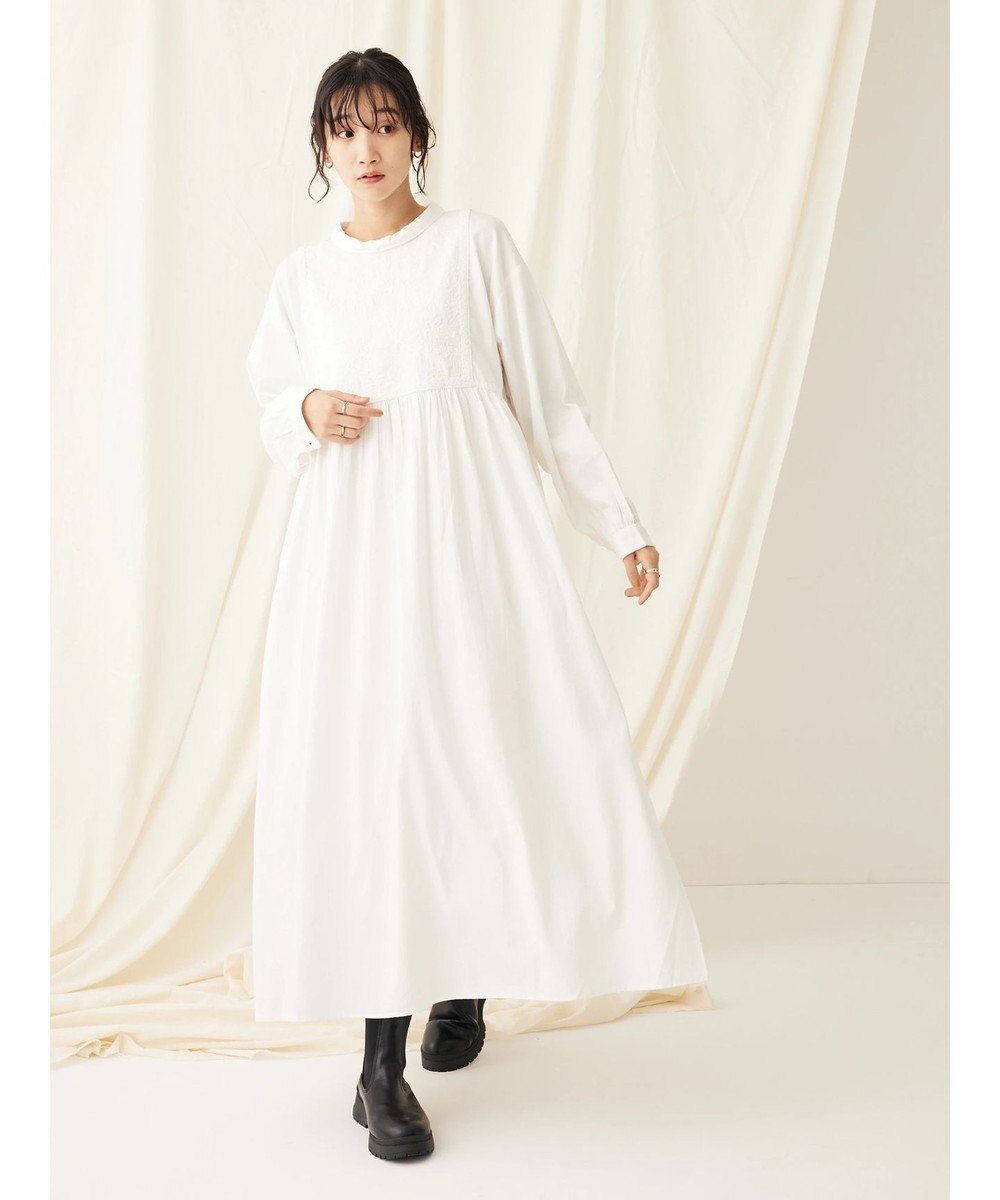 CRAFT STANDARD BOUTIQUE ２ＷＡＹインドコットン刺繍ワンピース 