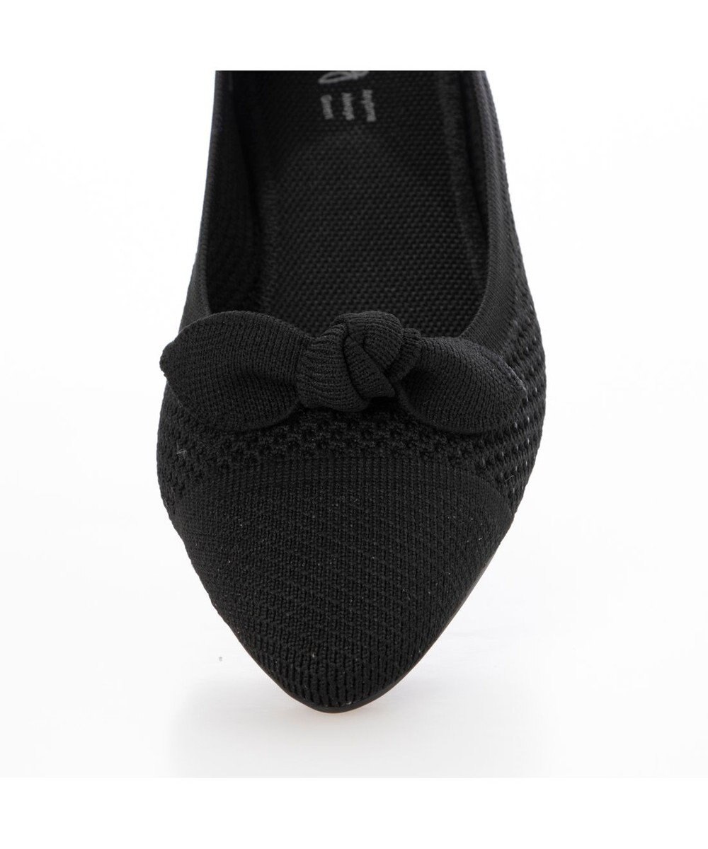 ing <ing>【サステナブル】２WAYポインテッドトゥニットパンプス 