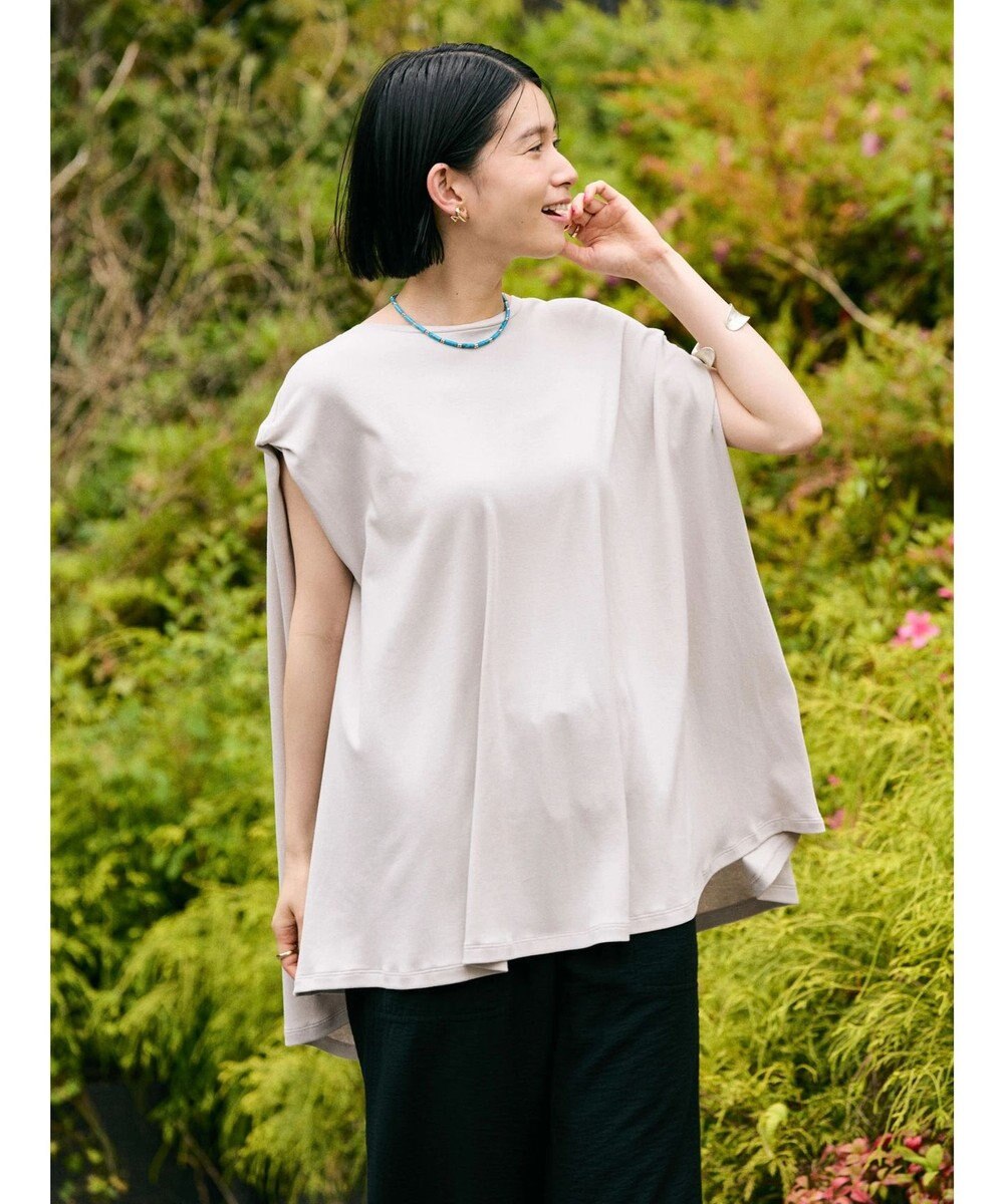 AMERICAN HOLIC 接触冷感フレンチスリーブカットチュニック 