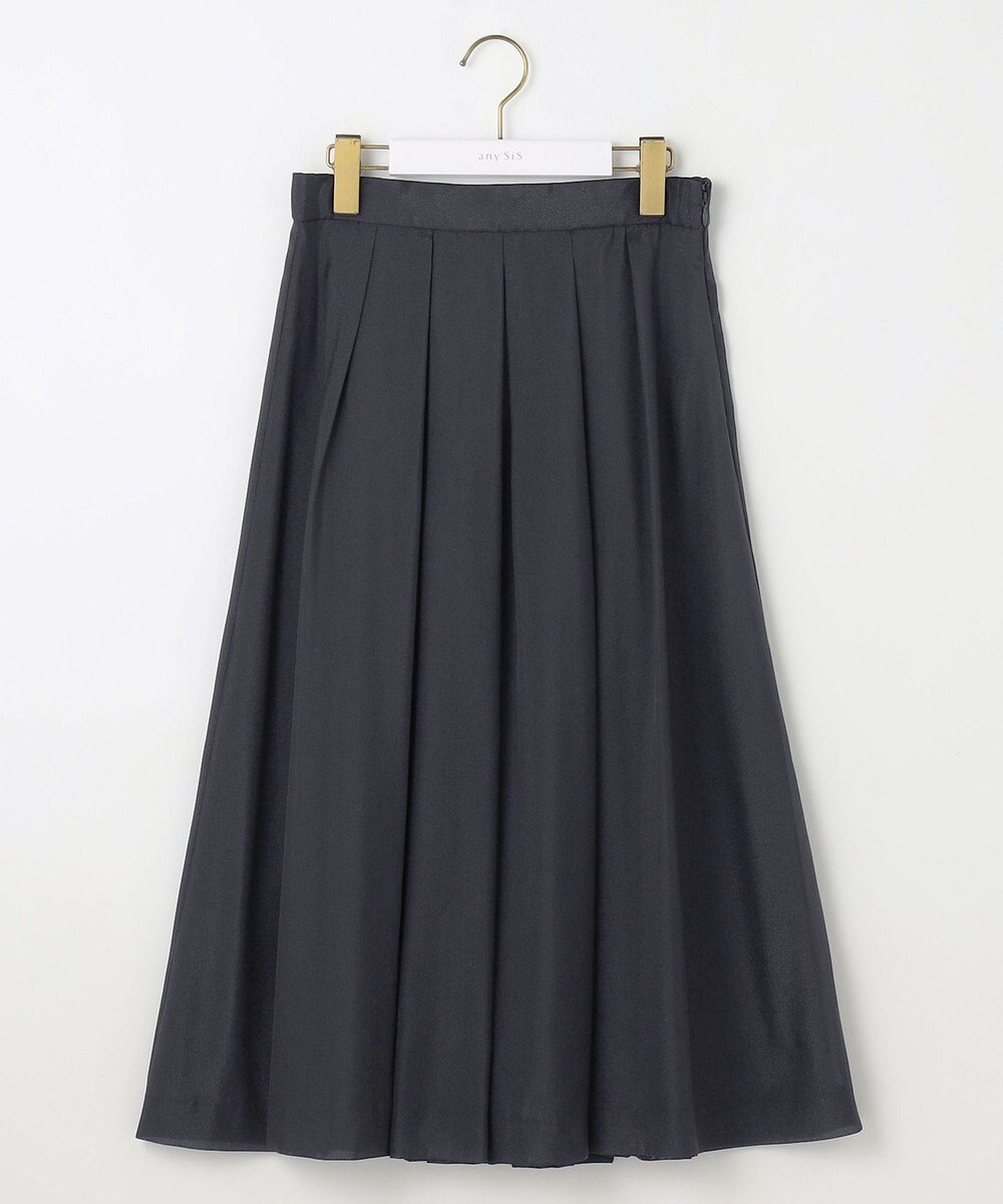 ANY SIS L 【洗える】シャイニータック スカート 
