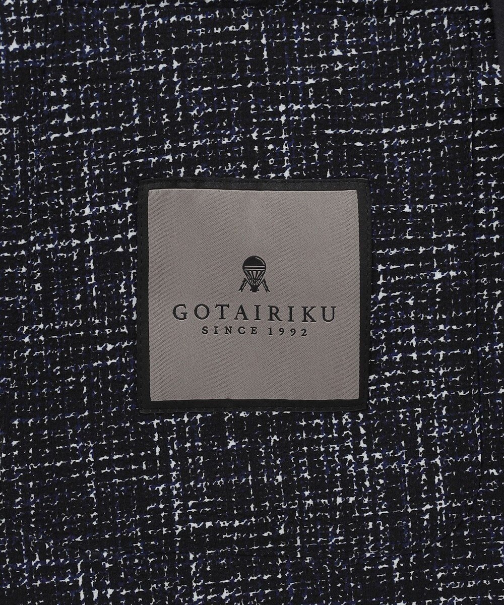 GOTAIRIKU 【吸汗速乾/シワになりにくい/ストレッチ/通気性】クールマックスサッカー シャツジャケット 