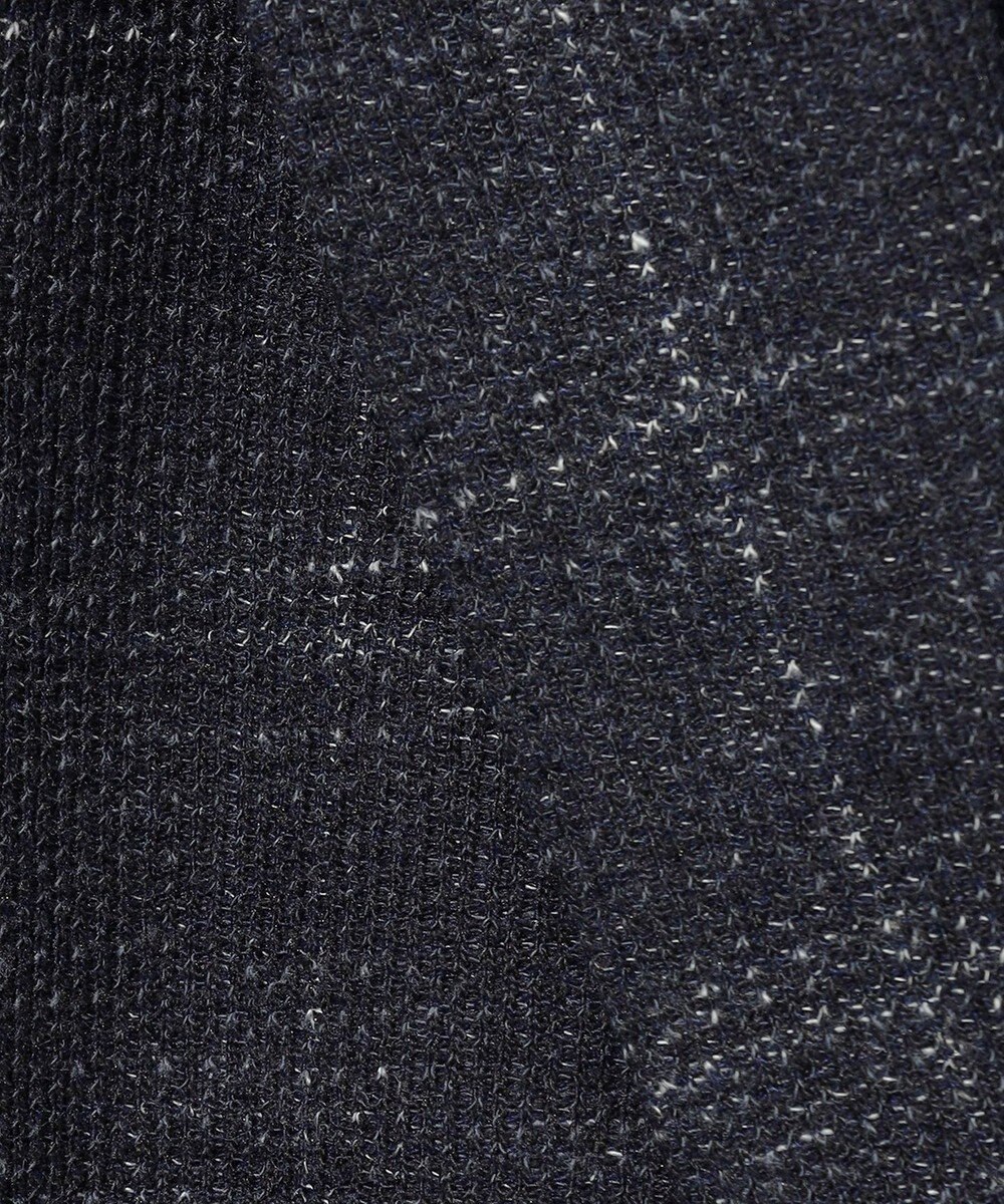 JOSEPH ABBOUD 【イタリア素材/軽量/ストレッチ】サマーツィードジャージーチェック プリント ジャケット 