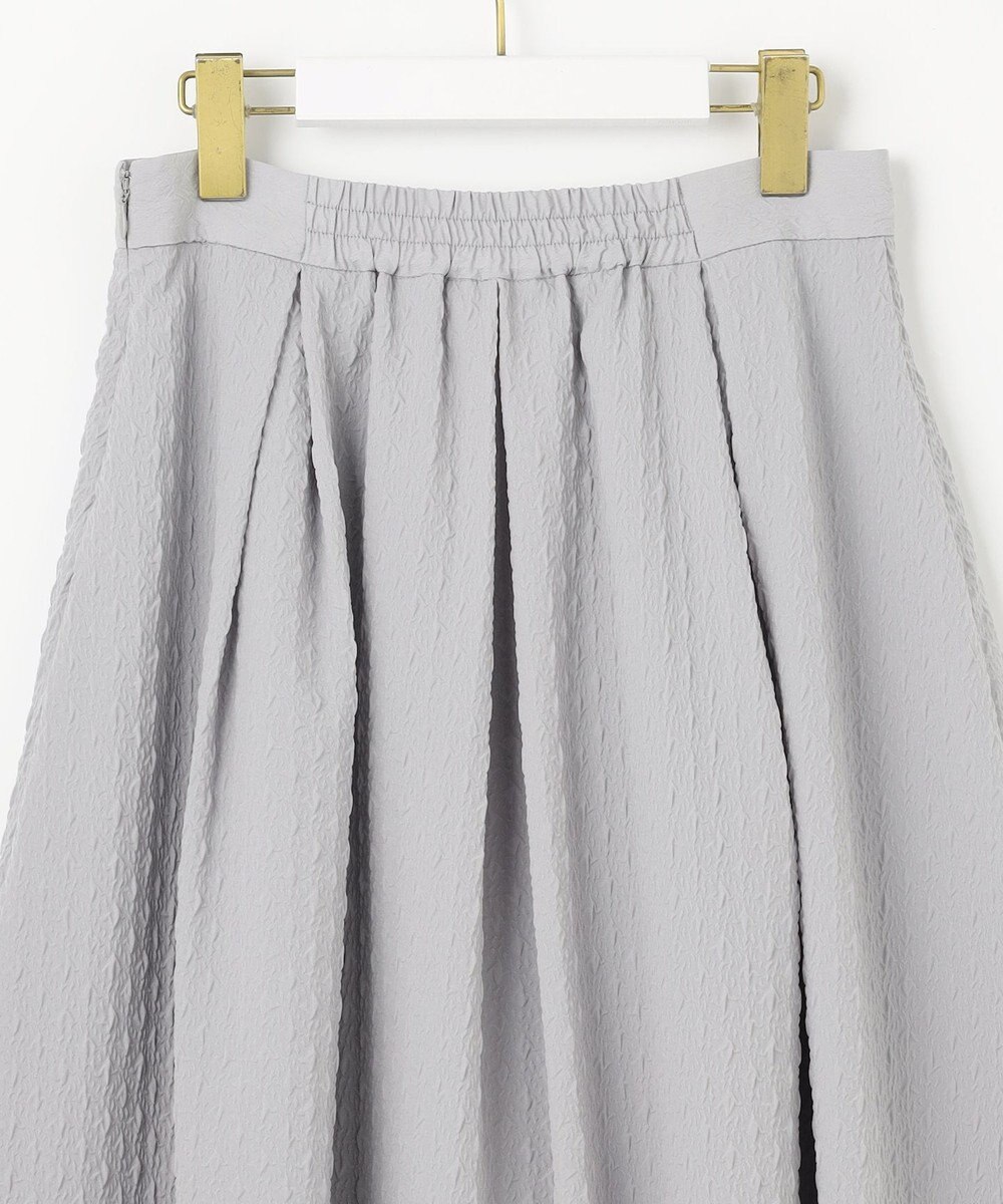 ANY SIS 【好印象企画】襟配色ニット×タックスカートセット 