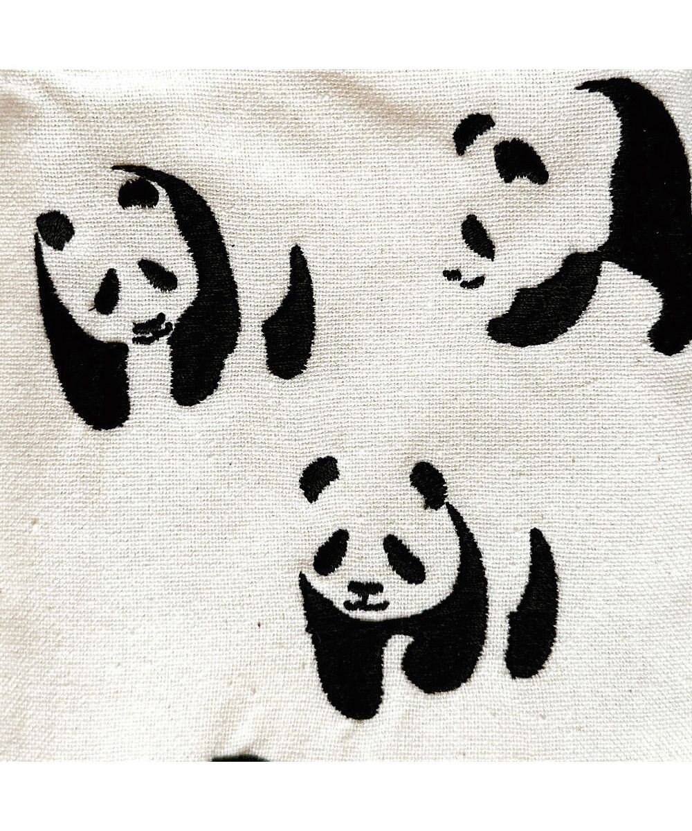 ROOTOTE 1279【スマホショルダー】CJ.ベビールー.パンダ.リサイクルコットン-A 