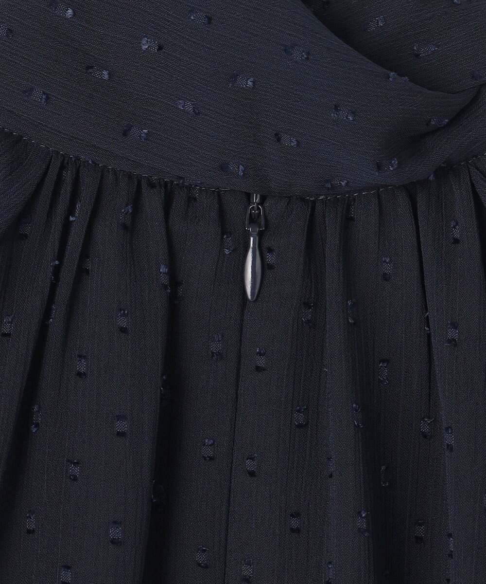 23区 【APPLAUDIR】ドットクレープシフォン ドレス 