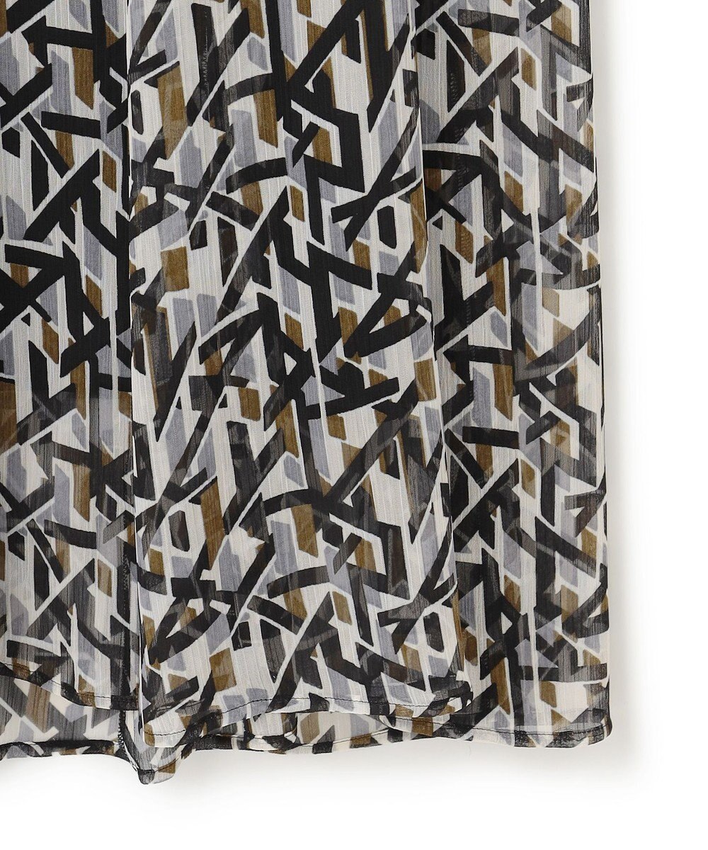 23区 L 【洗える】Ratti アブストラクトプリント ワンピース 