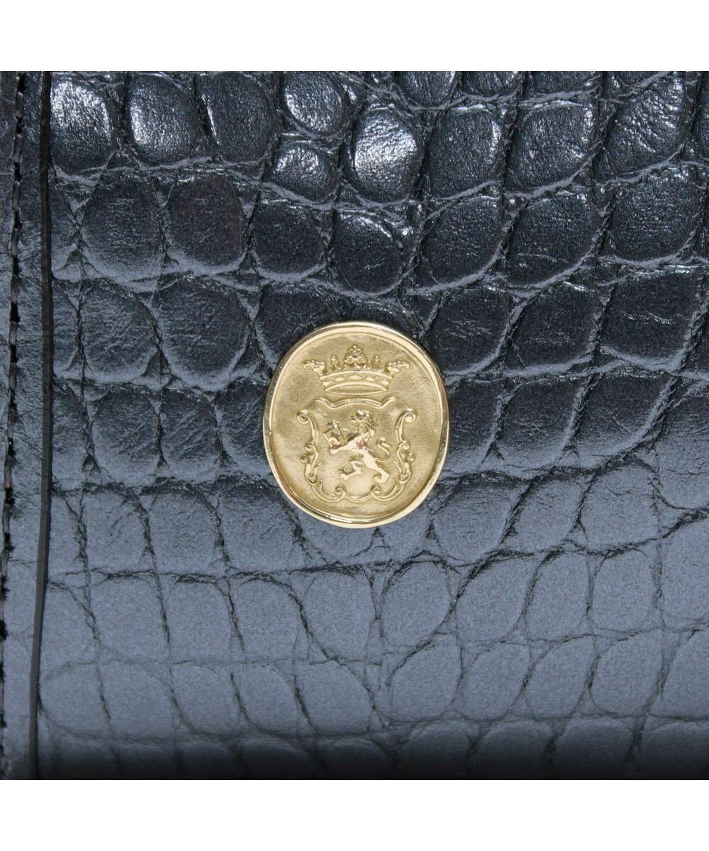 A.D.M.J. 【牛革】クロコ型押しスクエアトートM 