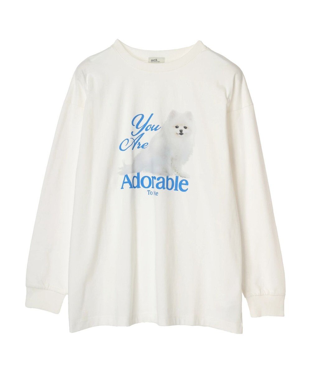 earth music&ecology アソートアニマルプリントロンＴｅｅ 