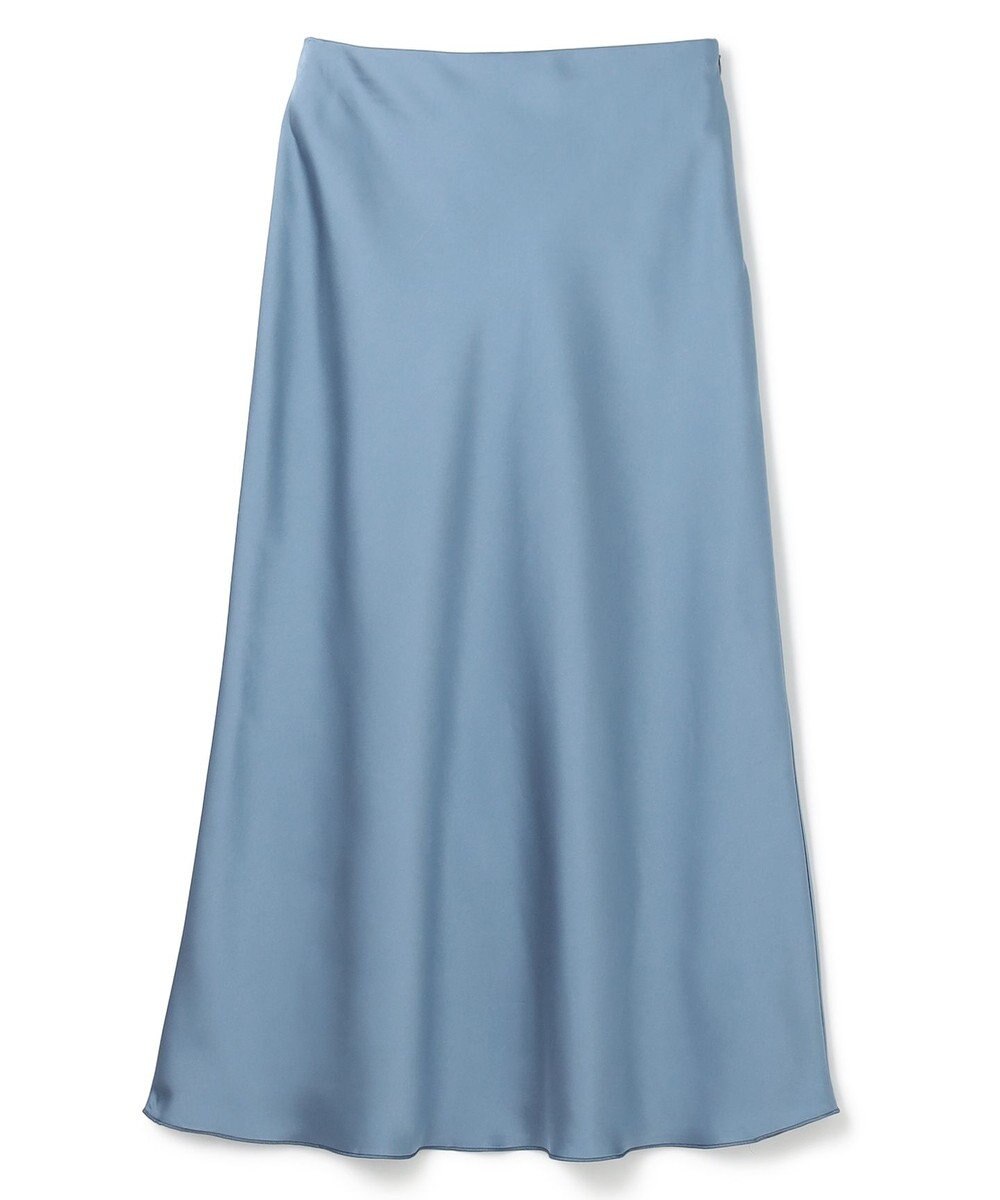 UNFILO 【新色・新サイズ登場！】サテン ナロースカート 