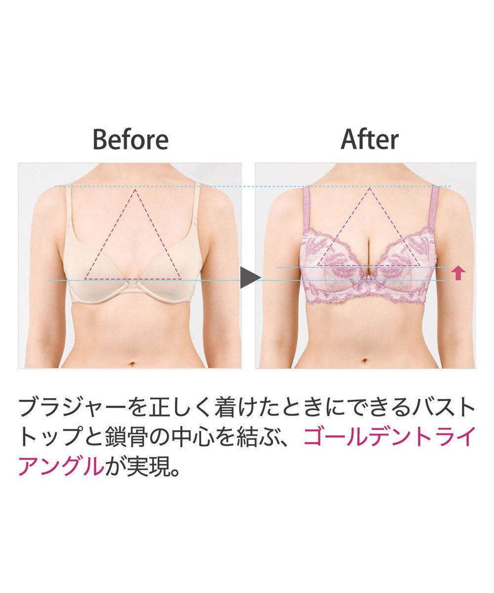 BRADELIS New York 【BRADELIS New York】ベルステップ２ブラ23S2 高さを出してシャープなバストをつくる 