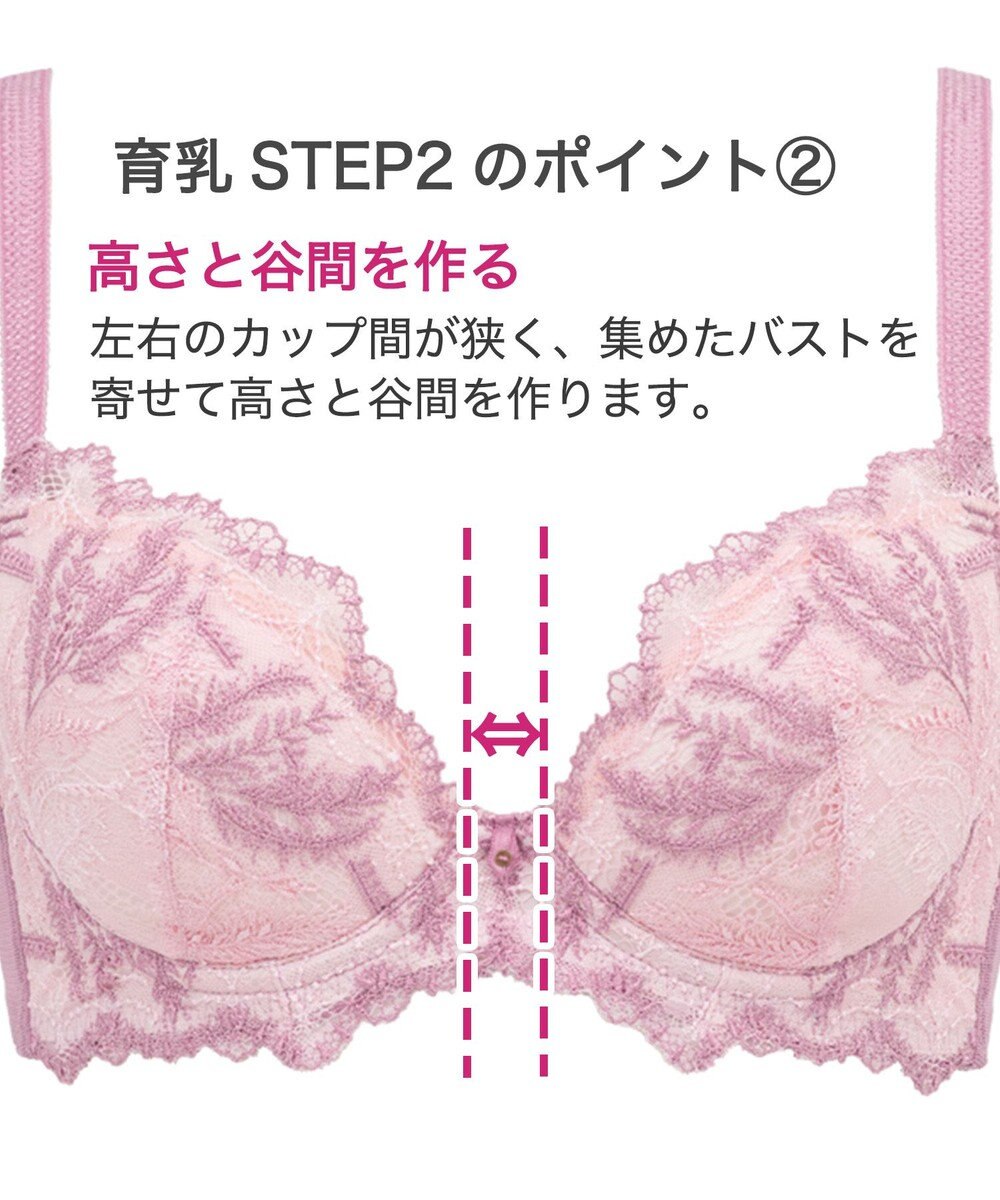 BRADELIS New York 【BRADELIS New York】ベルステップ２ブラ23S2 高さを出してシャープなバストをつくる 